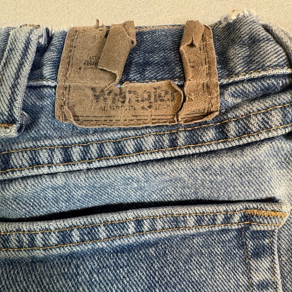 Wrangler 9760WDR Men’s Vintage Jeans 36x32 Straight Leg 90s Workwear - Picture 8 of 8